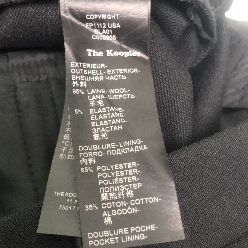 The Kooples Black Dress Pants - Picture 8 of 8